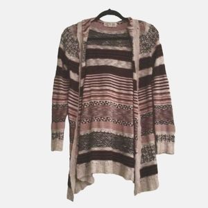 Pink Rose Hooded Cardigan